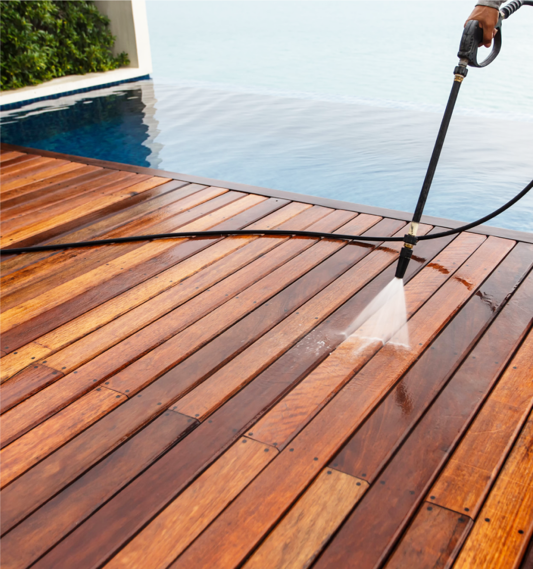 hardwood deck maintenance