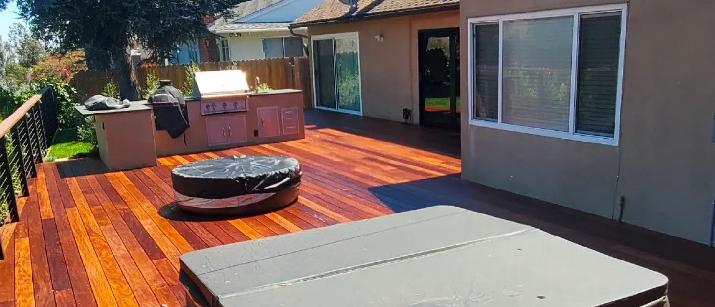 Jatoba Wood deck for backyard projects