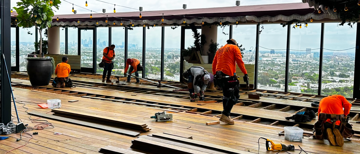 LA-Decks-team-installing-a-commercial-deck
