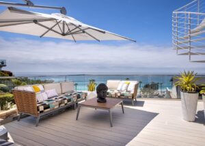 Timbertech deck in Laguna Beach home