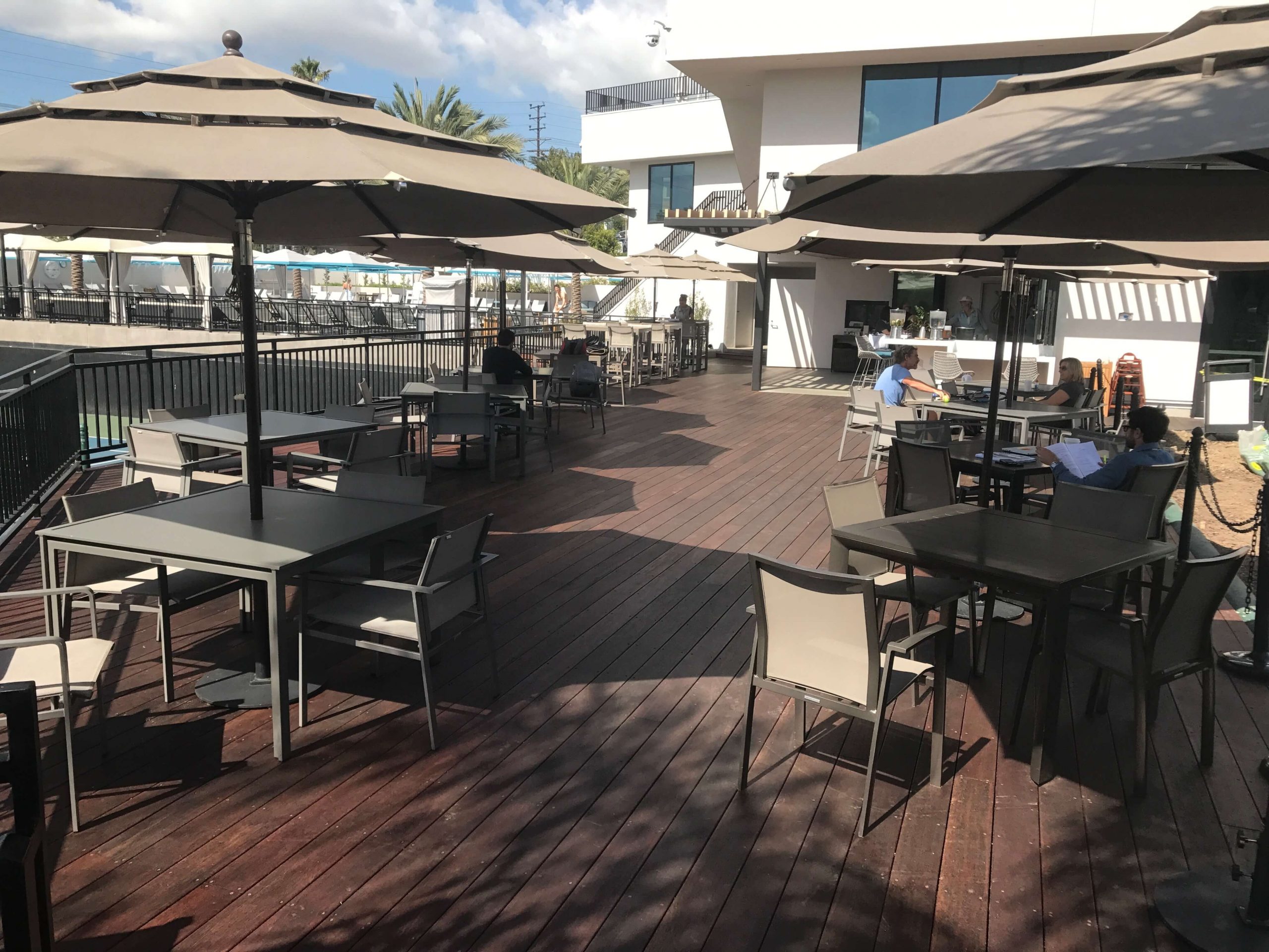 Commercial Decking and Outdoor Lounge Area