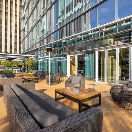Santa Monica office space with TimberTech deck