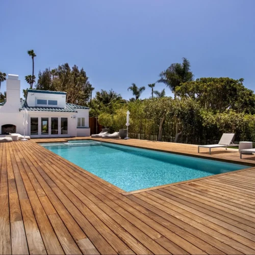IPE Poolside Decking Project Malibu