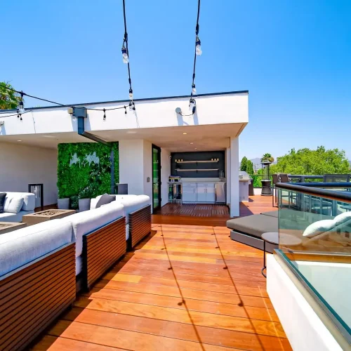 Rooftop deck installation process by experienced roof deck contractor LA